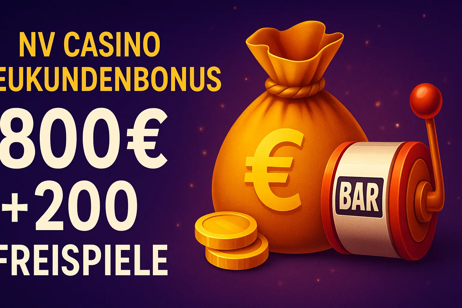 NV Casino Bonus 800€ + 200 Freispiele