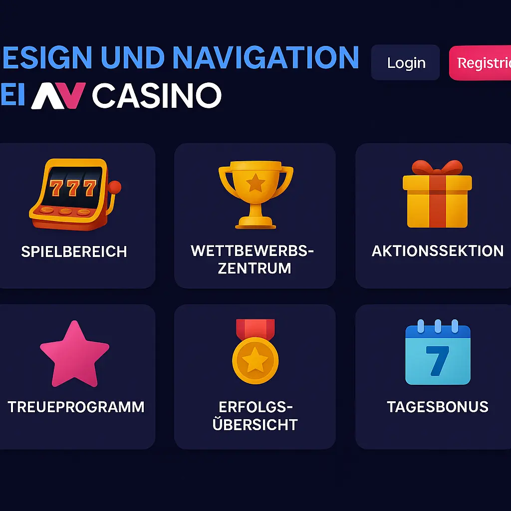 NV Casino Design und Navigation
